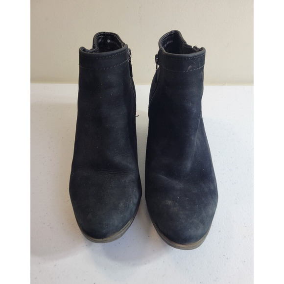 Blondo Valli B4935 Black Suede Waterproof Side Zip Ankle Booties Women's Size 9M - Picture 2 of 12